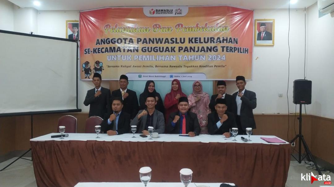 7 Orang Anggota Panwaslu Terpilih di Lantik Oleh Panwascam Guguak Panjang Kota...